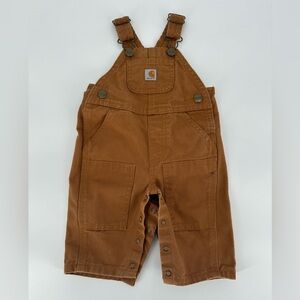 Carhartt Brown Baby 3 Month Unisex Overalls Infant 0-3 Months Casual Winter